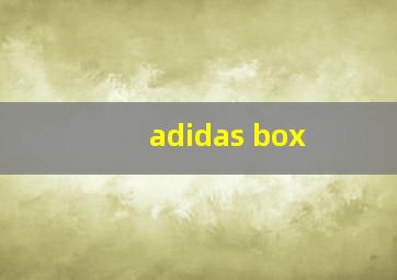 adidas box